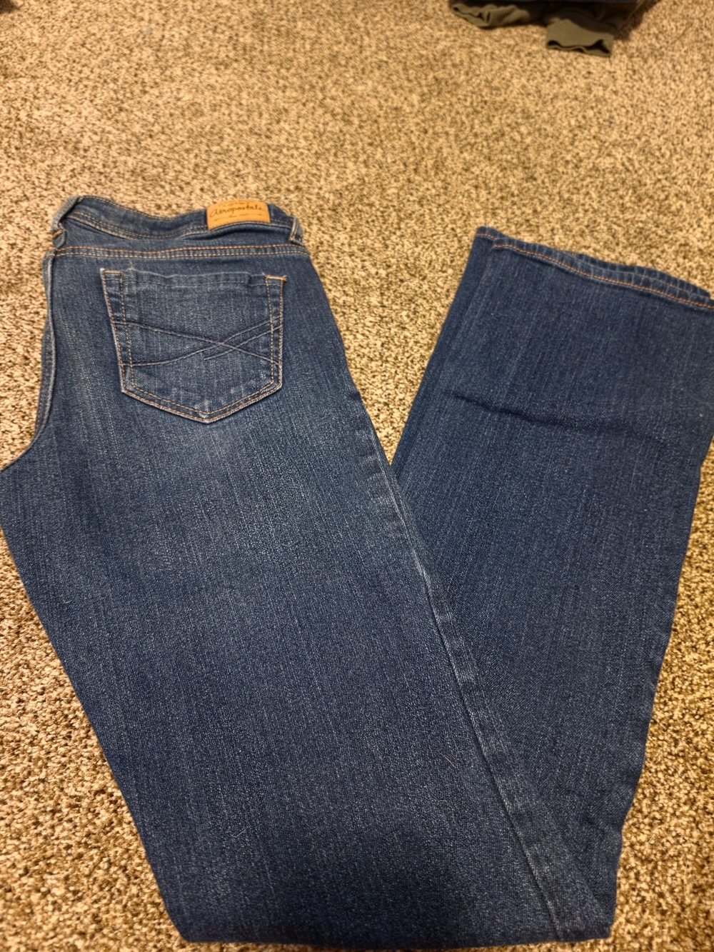 Aeropostale Women's Dark Blue Boot Cut Jeans